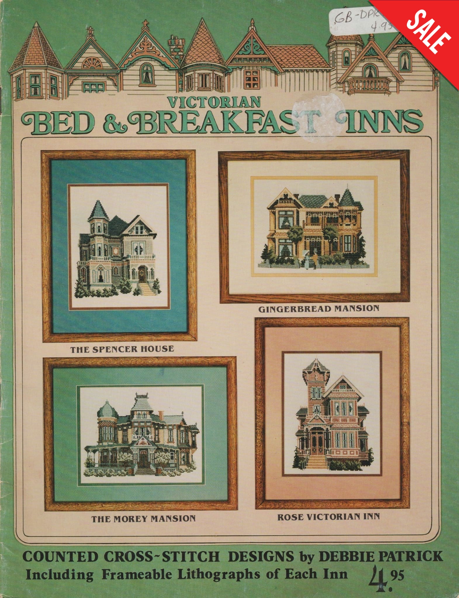 Debbie Patrick Victorian Bed & Breakfast Inns cross stitch Pattern