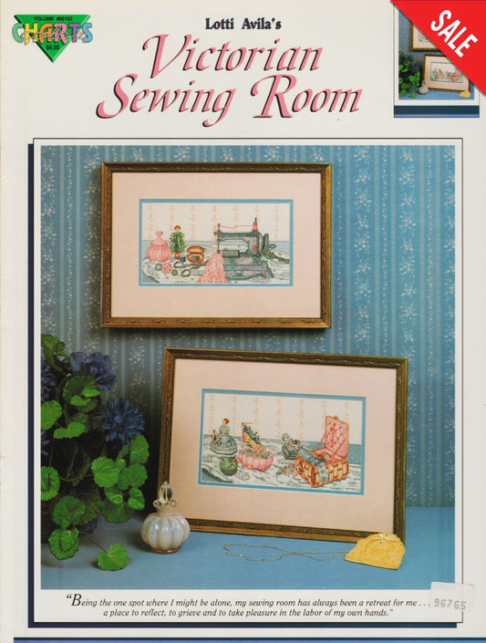 Color Charts Victorian Sewing Room 00103 cross stitch pattern