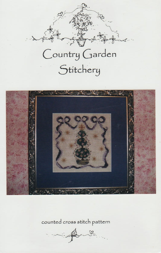 Country Garden Stitchery Victorian Topiary cross stitch pattern