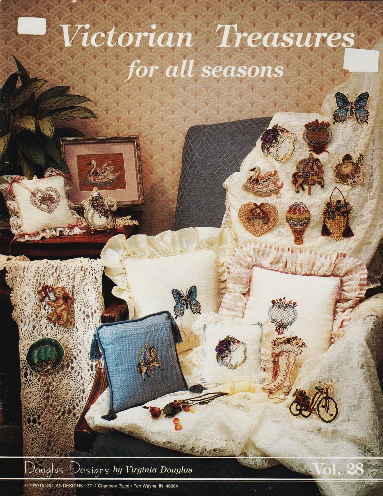 Douglas Designs Victorian Treasures for All Seasons 28 cross stitch pattern