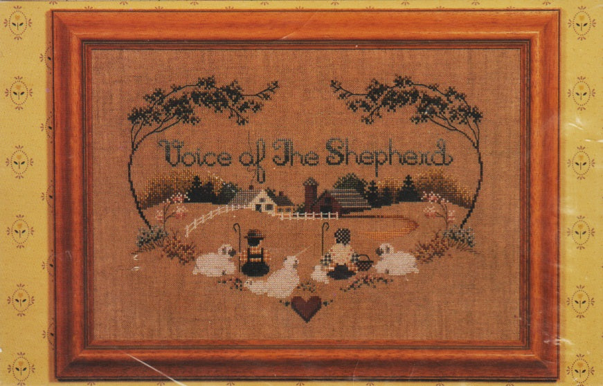 Told In A Garden Voice of the Shepherd cross stitch pattern