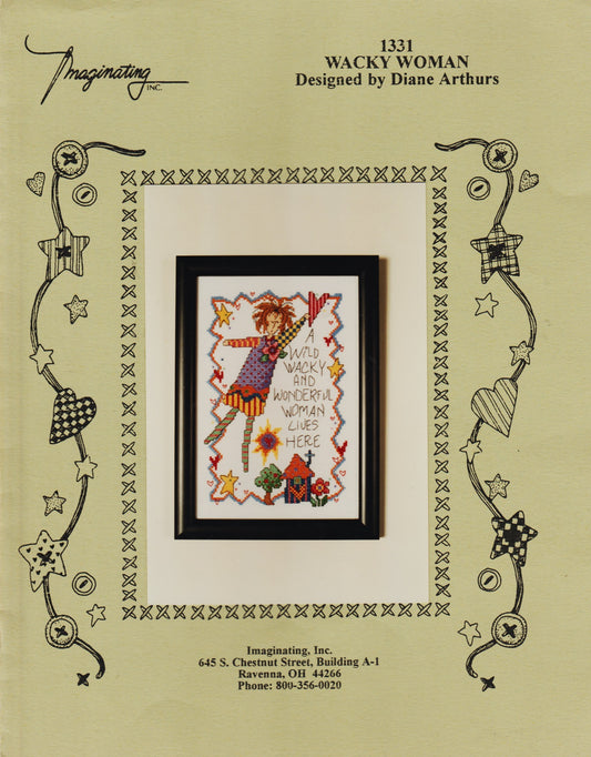 Imaginating Wacky Woman 1331 cross stitch pattern