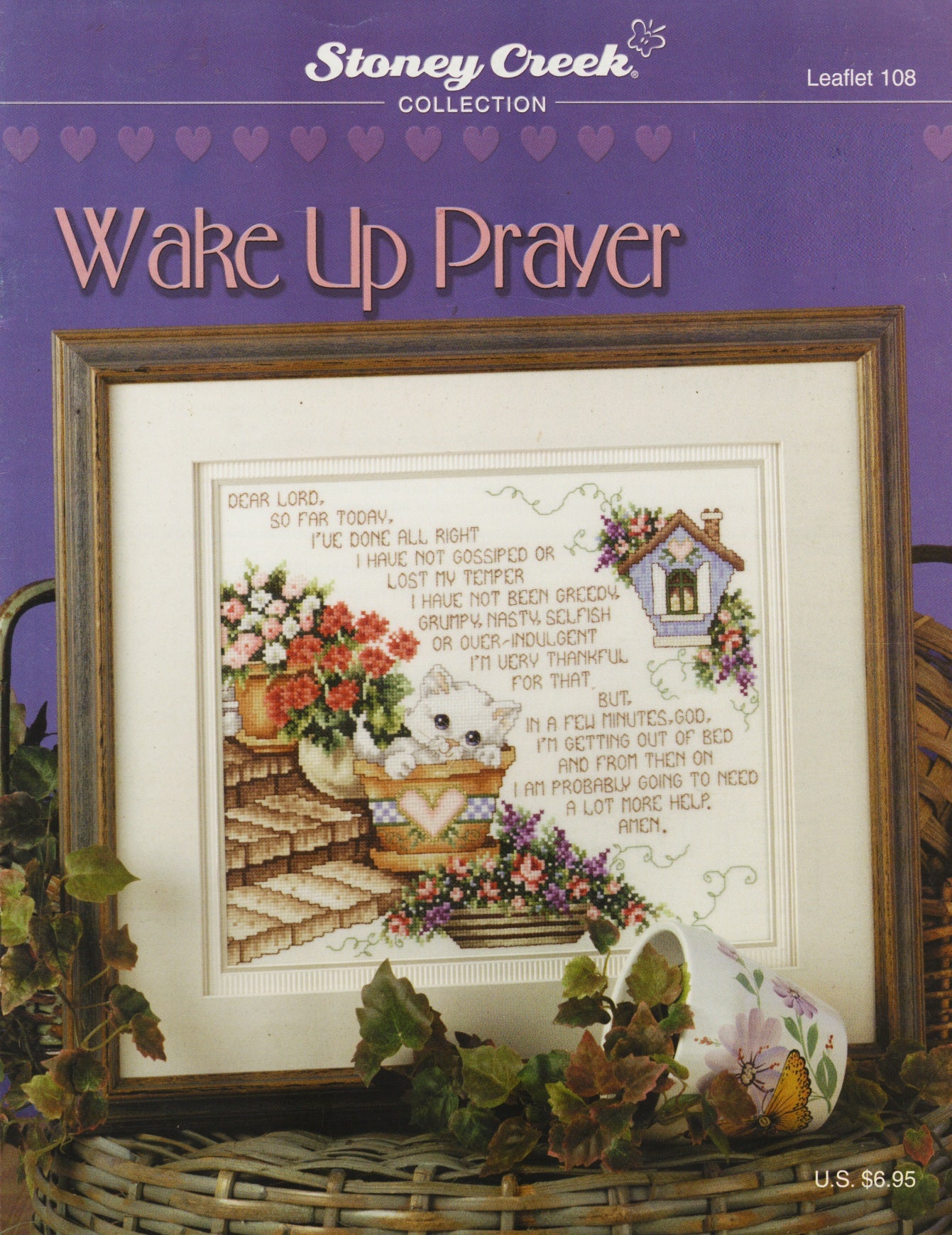 Stoney Creek Wake Up Prayer LFT108 cross stitch pattern