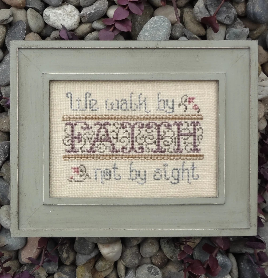 My Big Toe Walk By Faith MBT-160 religious cross stitch pattern