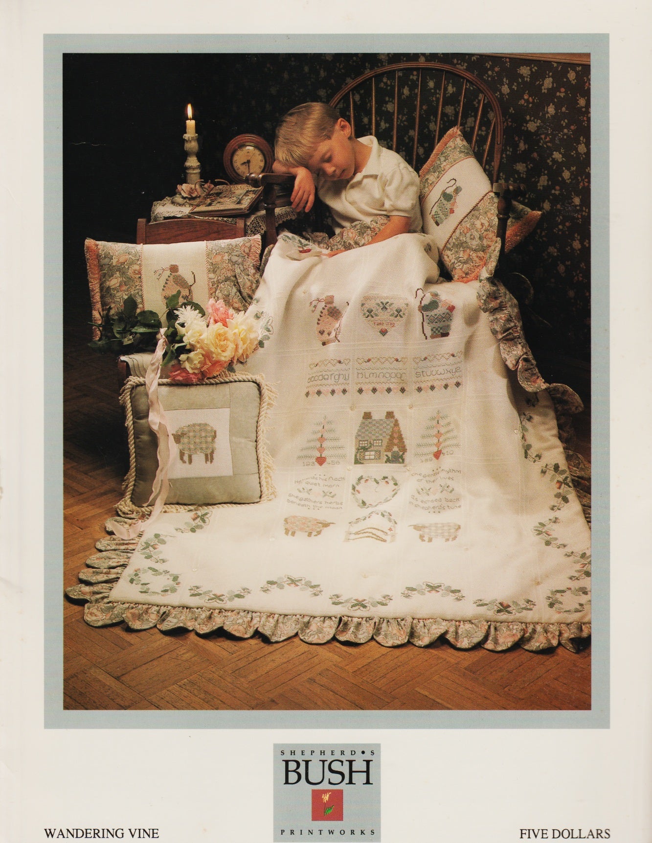 Shepherds Bush Wandering Vine cross stitch pattern