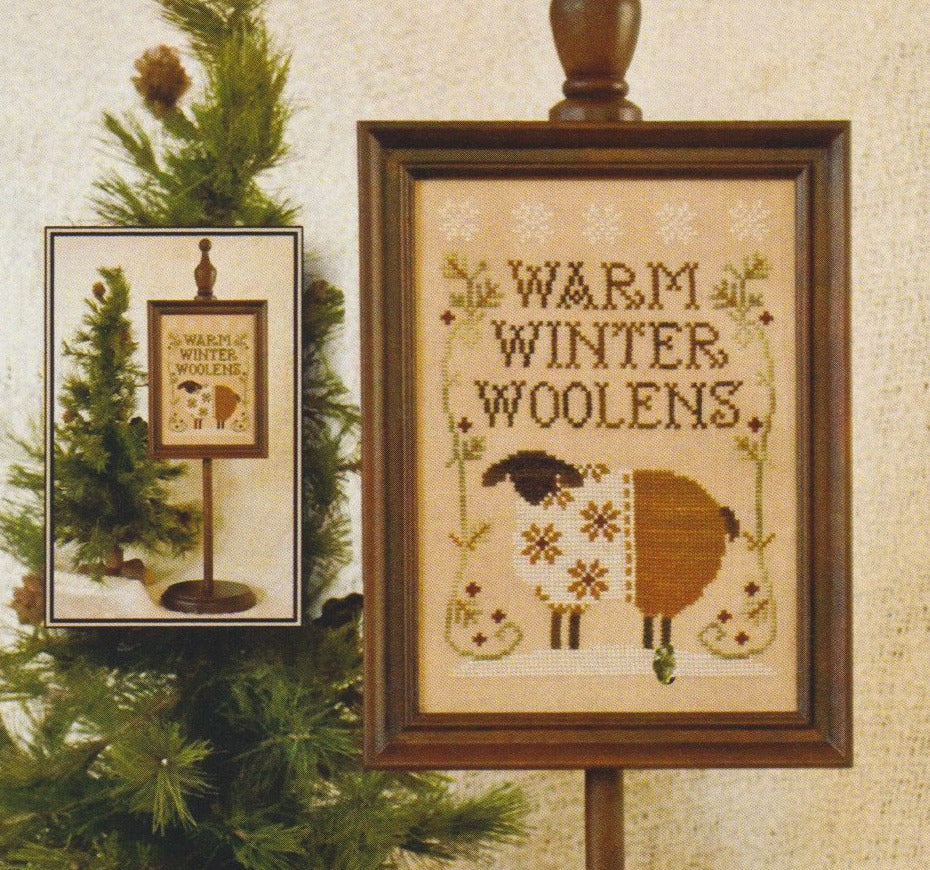 Little House Needleworks Warm Winter Woolens LHNPC-40 cross stitch pattern