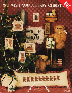 Homespun Elegance We Wish You A Beary Christmas 75 cross stitch pattern
