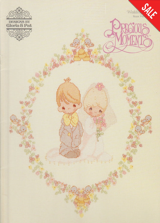 Gloria & Pat Wedding Book PM-9 Precious Moments cross stitch pattern