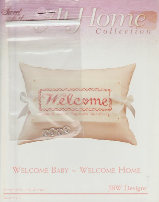 JBW Designs Welcome Baby - Welcome Home 106 cross stitch pattern