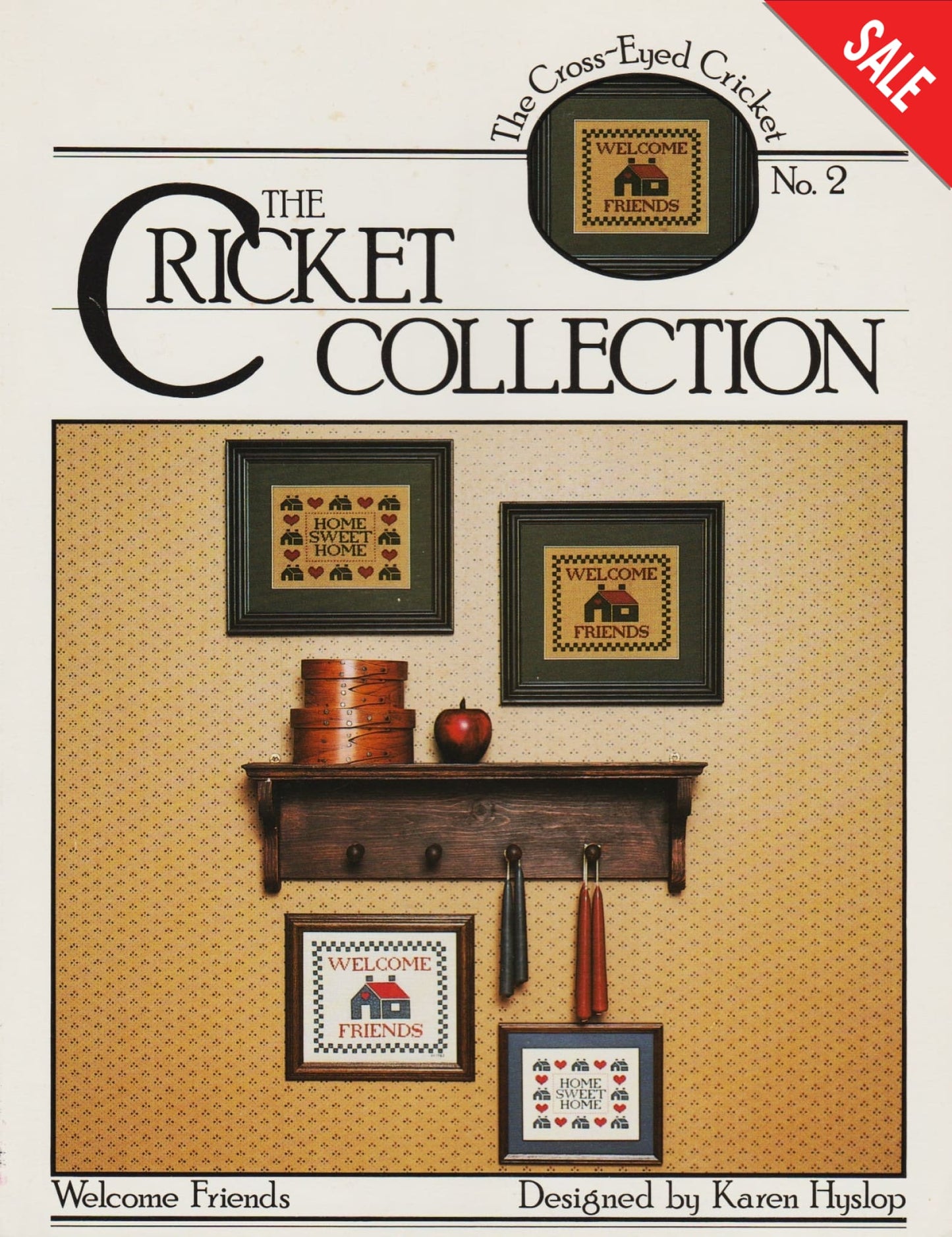 Cricket Collection Welcome Friends 2 cross stitch pattern