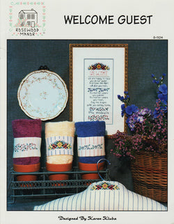 Rosewood Manor Welcome Guest S-1104 cross stitch pattern