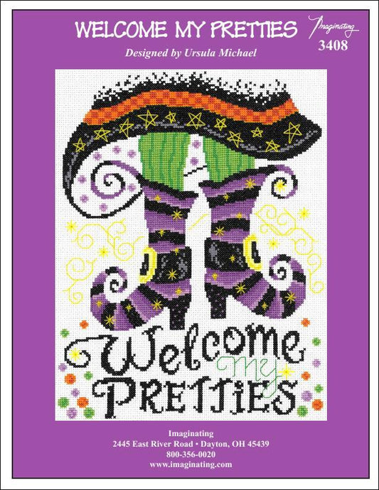 Imaginating Welcome My Pretties 3408 cross stitch pattern
