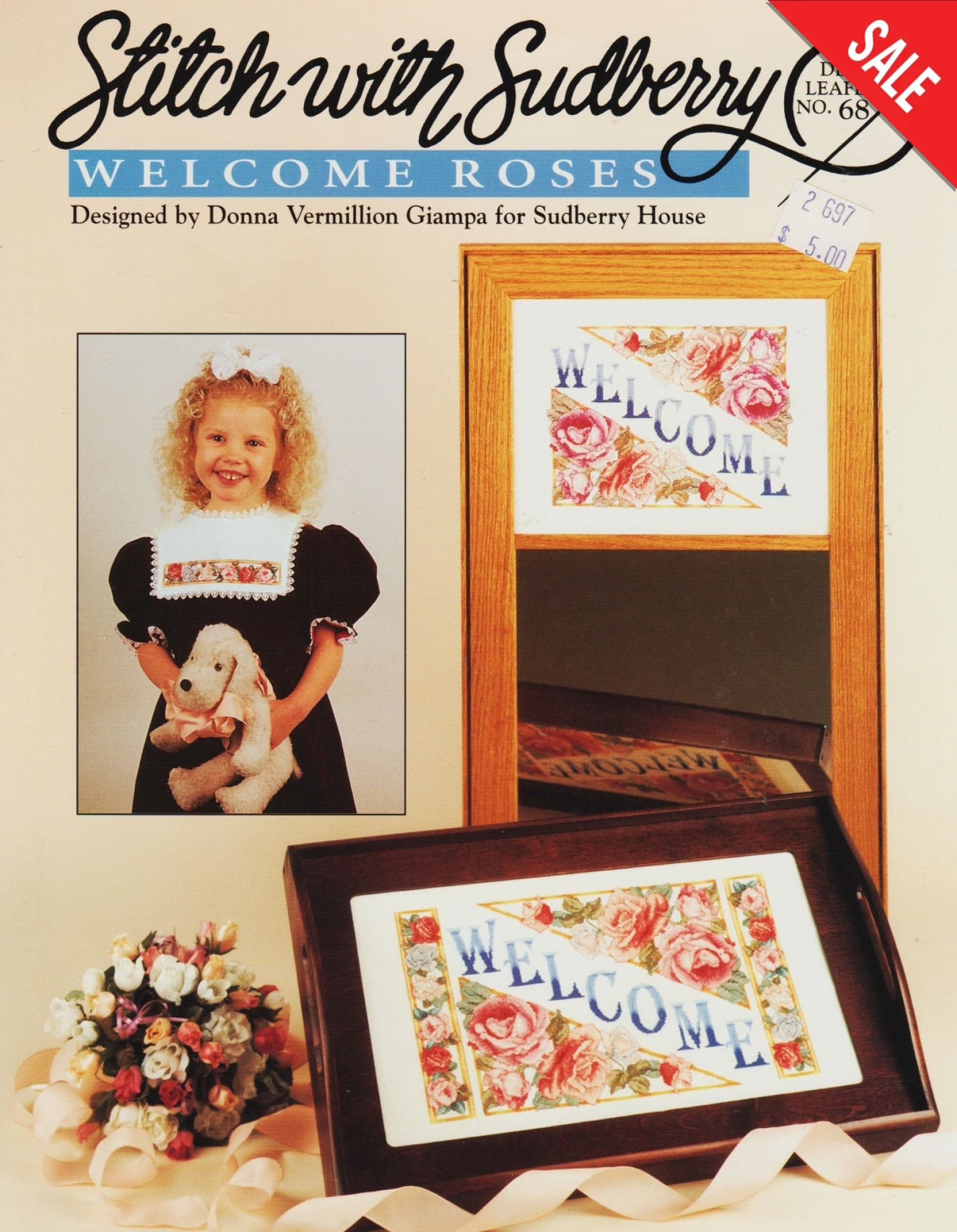 Sudberry House Welcome Roses 68 cross stitch pattern