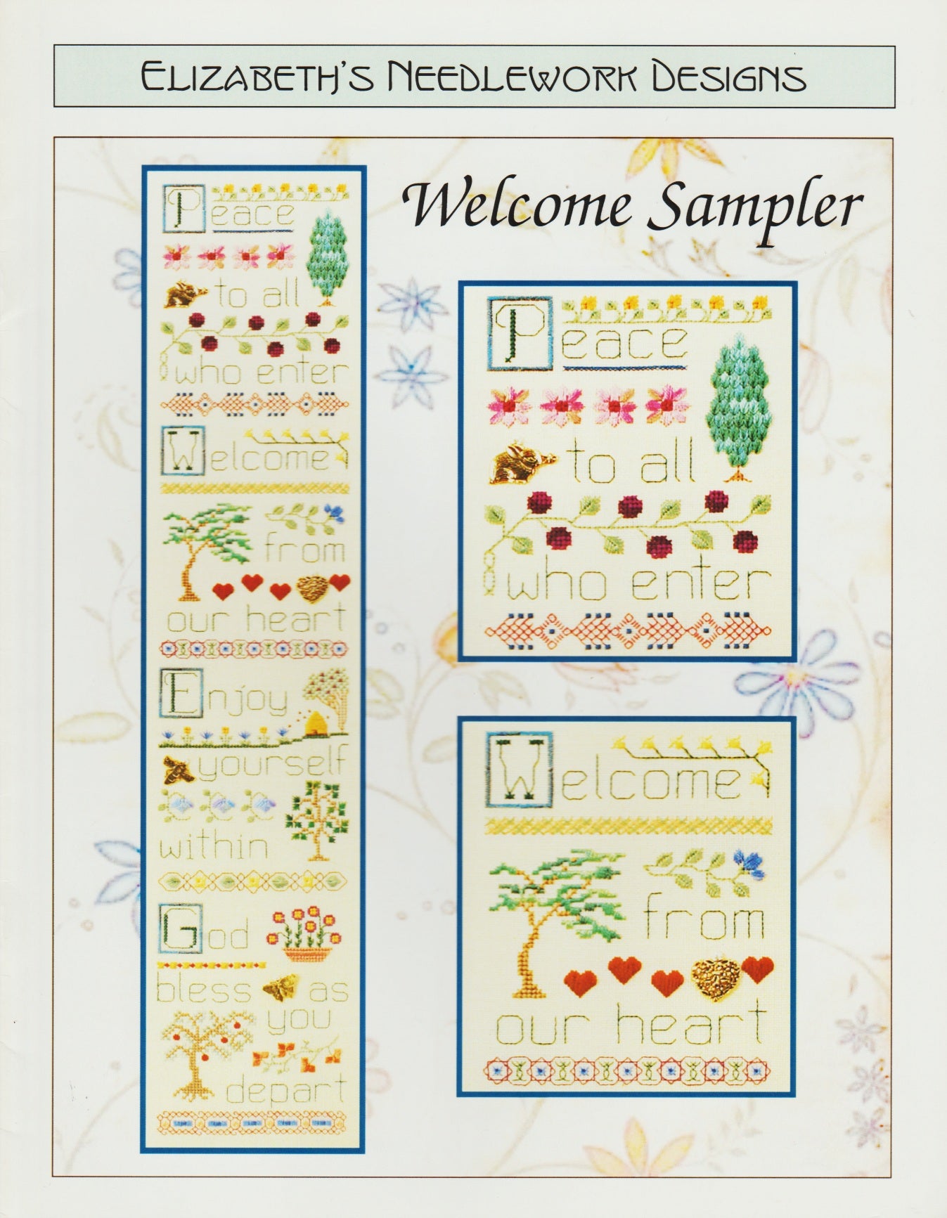 Elizabeth's Designs Welcome Sampler cross stitch pattern