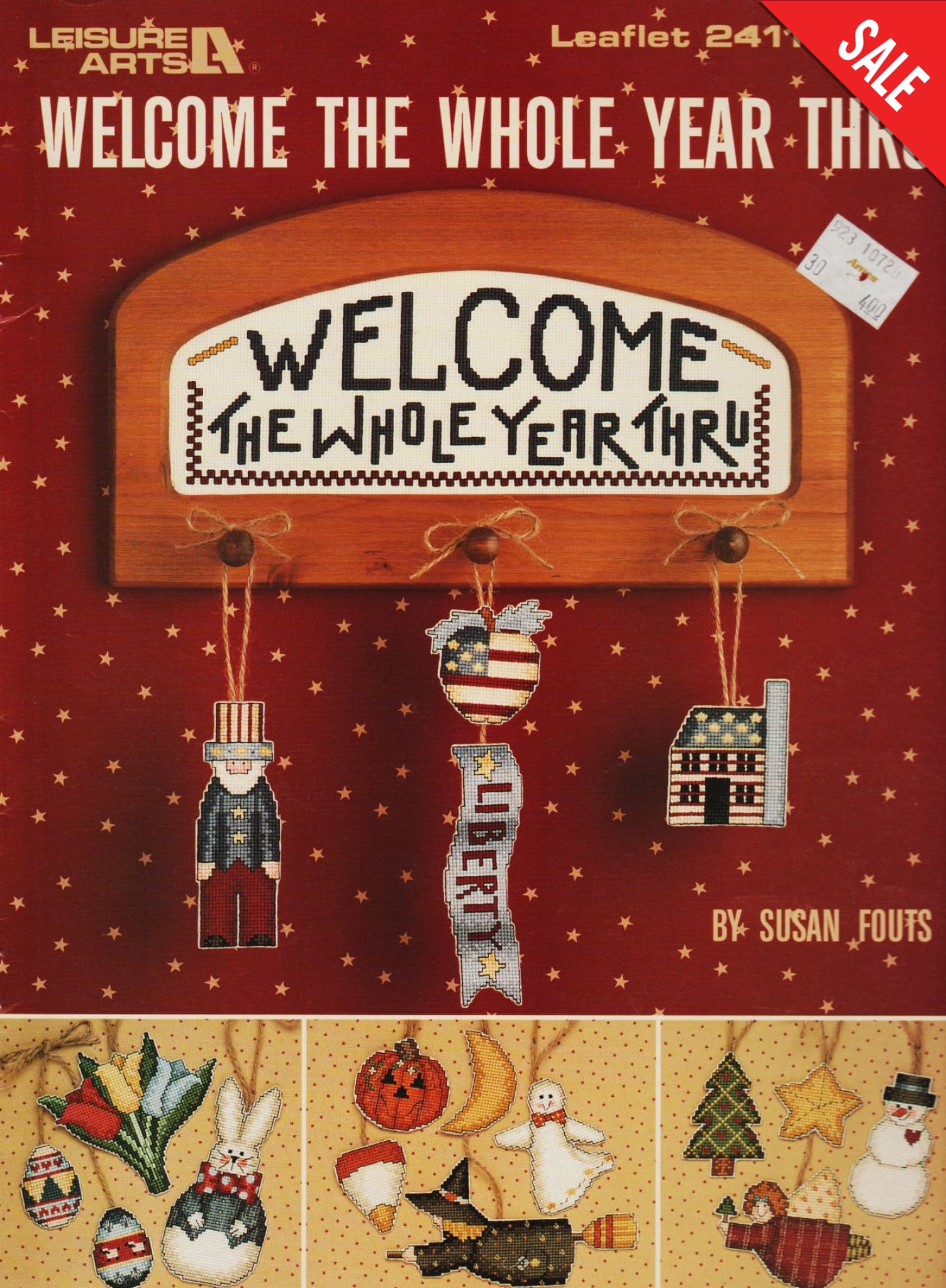 Leisure Arts Welcome The Whole Year Thru 2411 cross stitch pattern