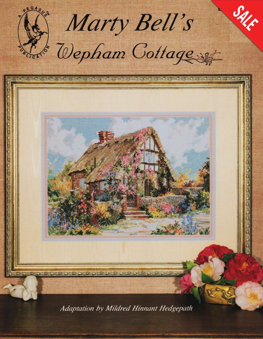 Pegasus Marty Bell Wepham Cottage 385 cross stitch pattern