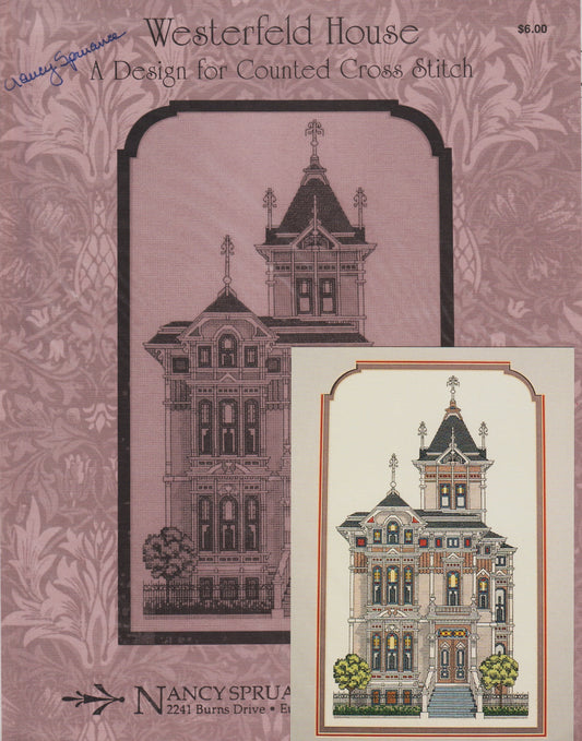 Nancy Spruance Westerfeld House (Signed) cross stitch pattern