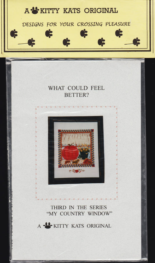 Kat Originals What Could Feel Better cross stitch pattern