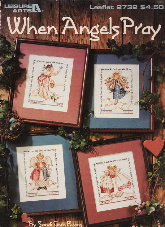 Leisure Arts When Angels Pray 2732 cross stitch pattern
