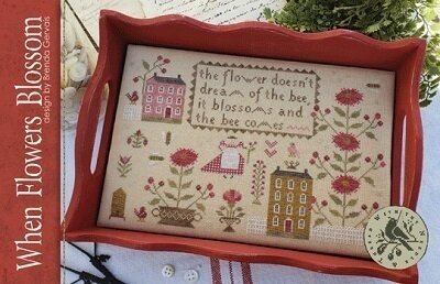 With The Needle & Thread When Flowers Blossom cross stitch pattern