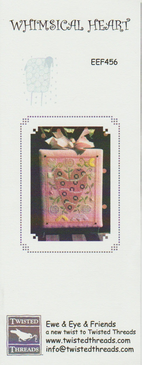 Ewe & Eye Whimsical Heart EEF456 cross stitch pattern