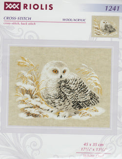 Riolis White Owl 1241 cross stitch kit
