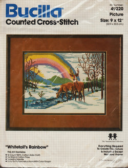 Bucilla Whitetail's Rainbow 49220 cross sticth pattern