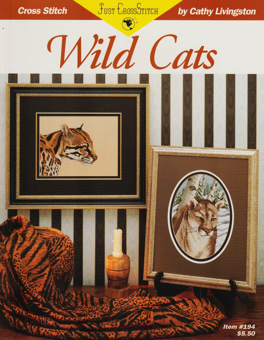 Just CrossStitch Wild Cats 194 cross stitch pattern