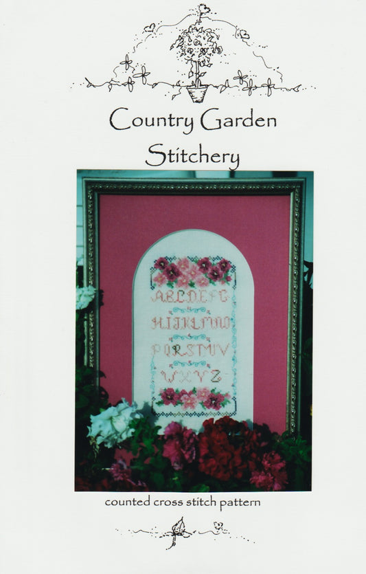 Country Garden Stitchery Wild Rose Sampler cross stitch pattern