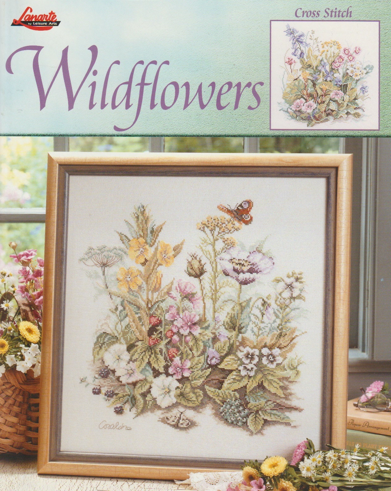 Leisure Arts Wildflowers 3545 cross stitch pattern