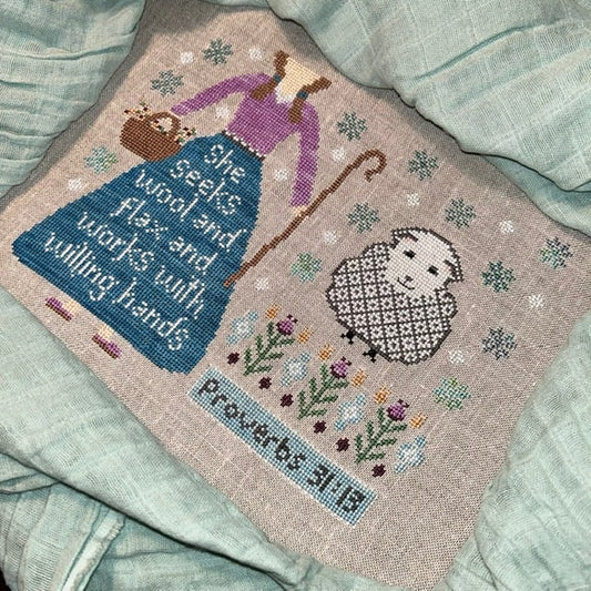 Sweet Wing Studio Willing Hands cross stitch pattern