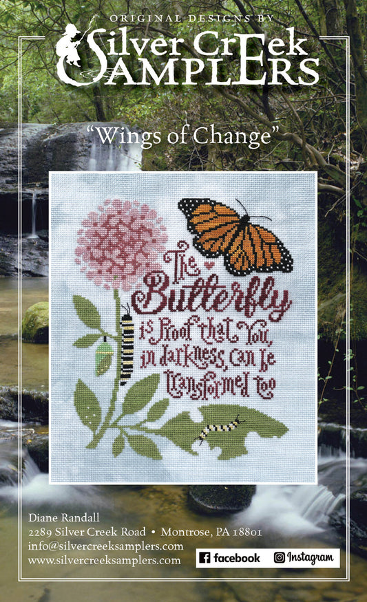 Silver Creek Samplers Wings of Change cross stitch pattern