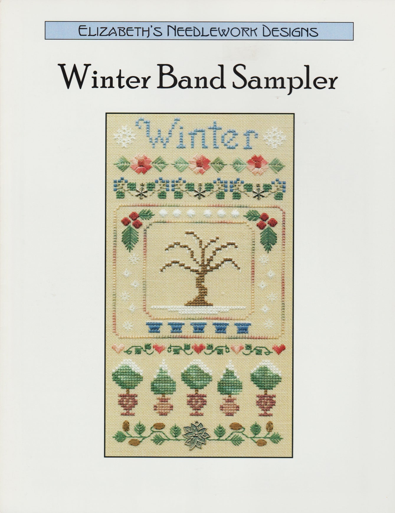 Elizabeth's Designs Winter Band Sampler cross stitch pattern