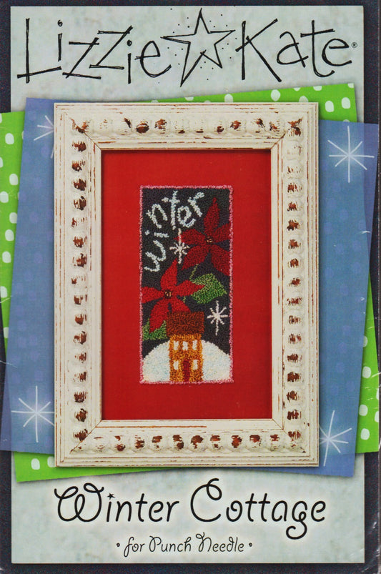 Lizzie Kate Winter Cottage PN021 punchneedle pattern