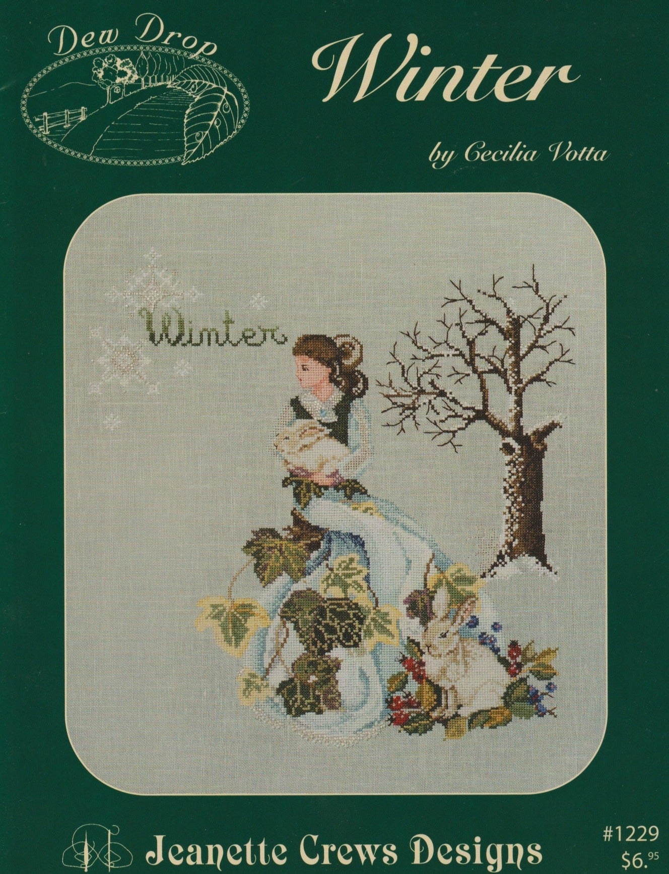 Jeanette Crews Winter Dew Drop 1229 cross stitch pattern