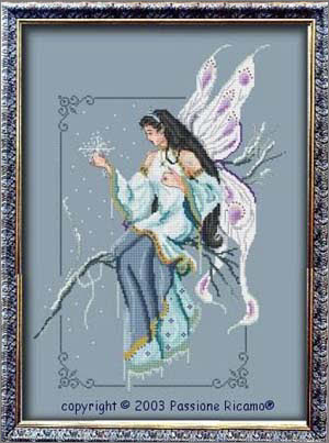 Passione Ricamo Winter Fairy Spirit cross stitch pattern