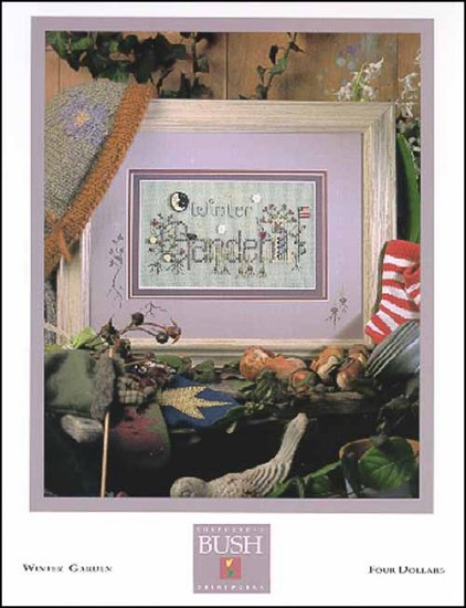 Homespun Elegance Winter Garden cross stitch pattern