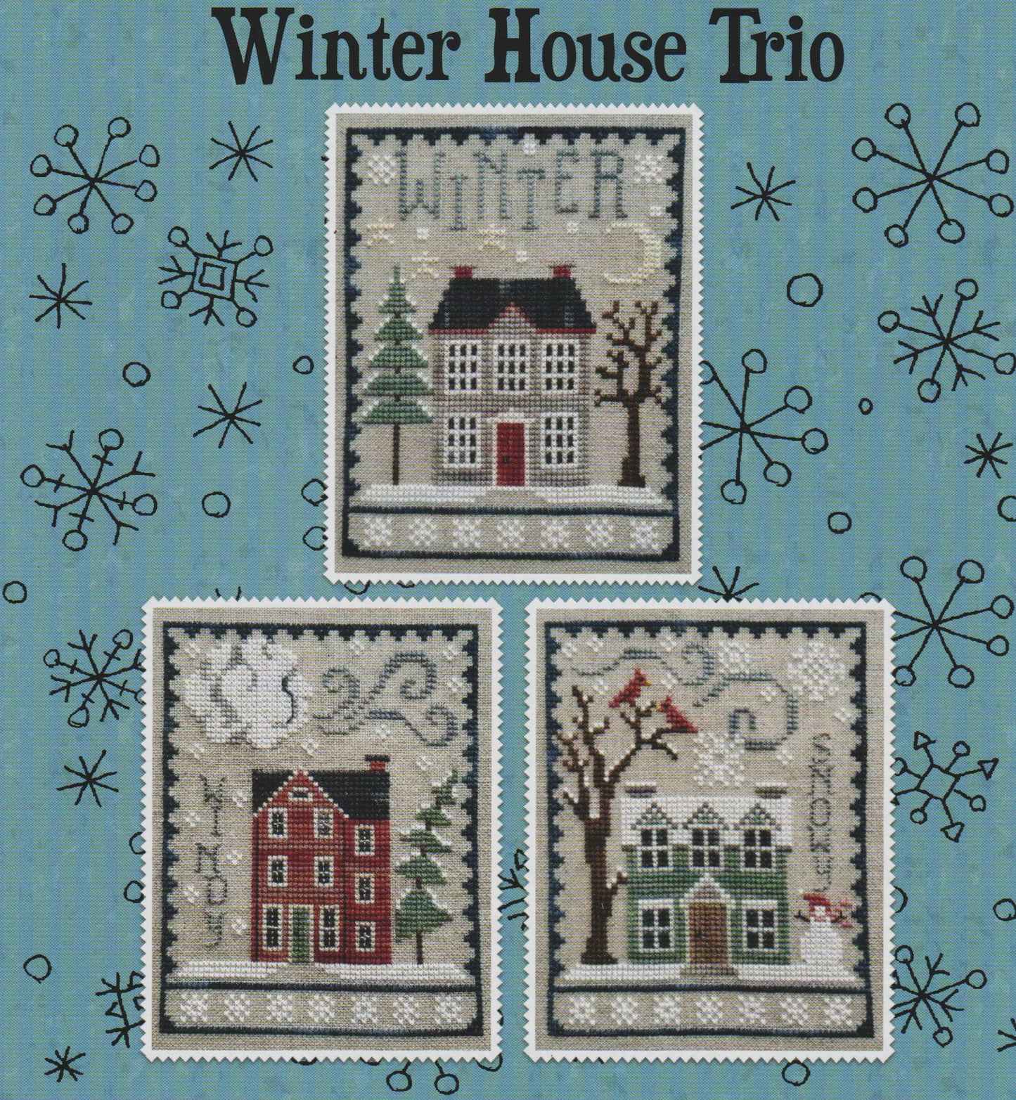 Winter House Trio pattern