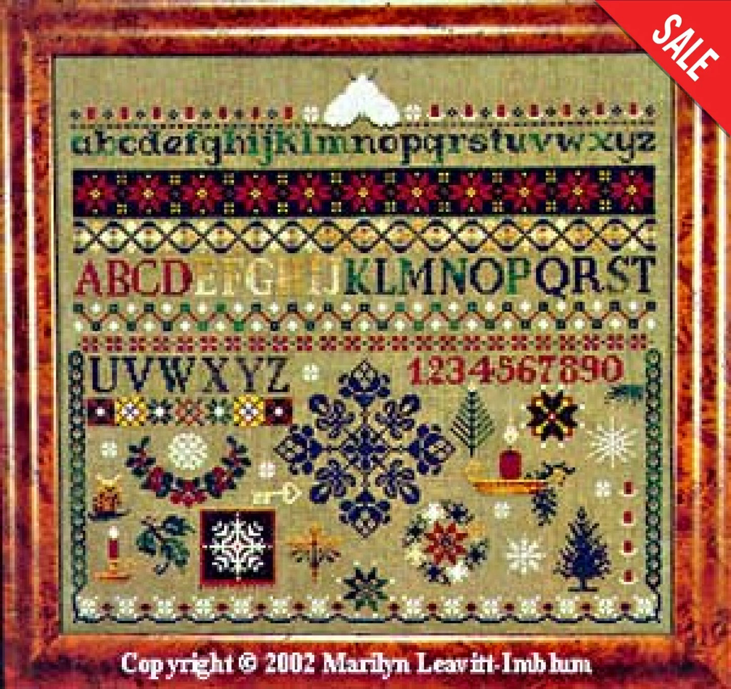 Butternut Road Winter Sampler BR15 cross stitch pattern