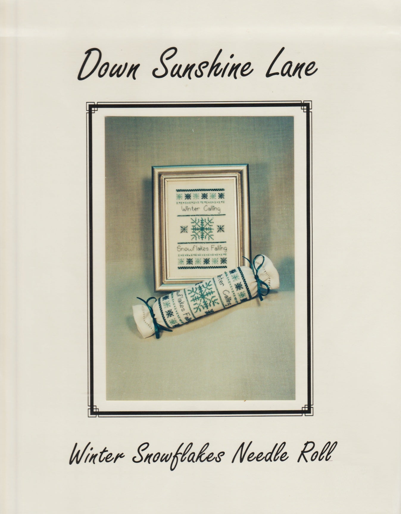 Down Sunshine Lane Winter Snowflakes Needle Roll cross stitch pattern