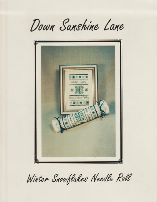 Down Sunshine Lane Winter Snowflakes Needle Roll cross stitch pattern