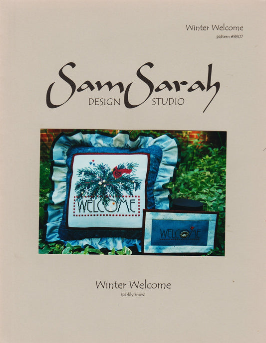 Sam Sarah Winter Welcome 8907 cross stitch pattern