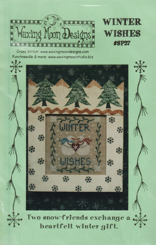 Waxing Moon Winter Wishes SP27 christmas cross stitch pattern