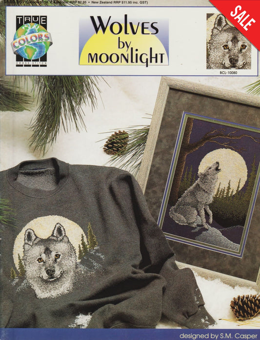 True Colors Wolves by Moonlight BCL-10080 cross stitch pattern