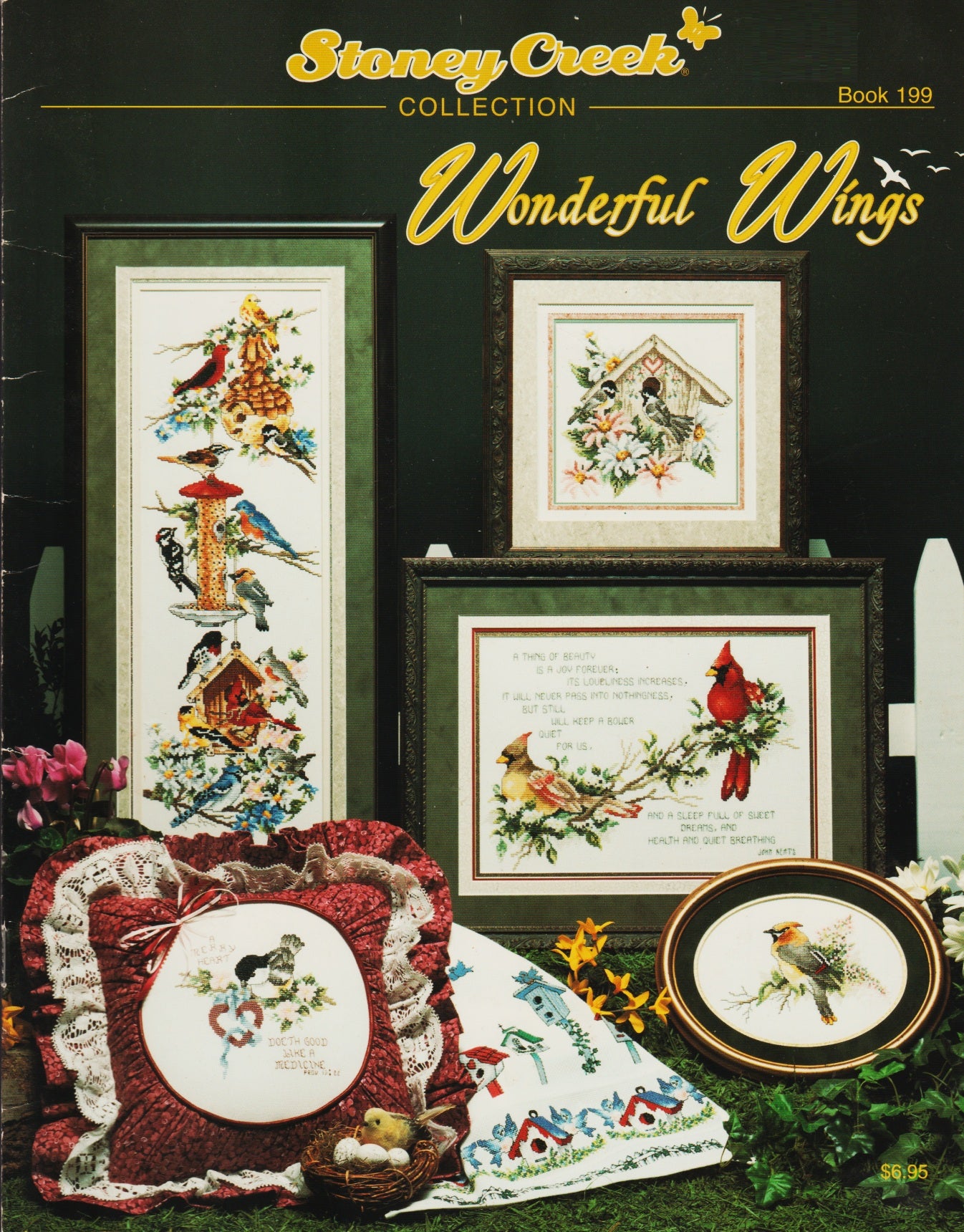 Stoney Creek Wonderful Wings BK199 cross stitch pattern