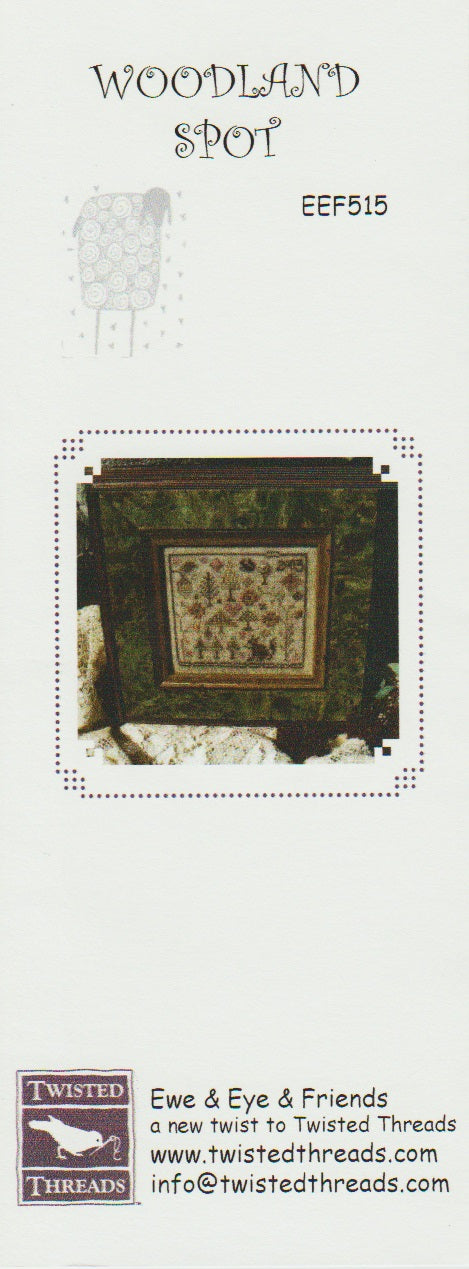 Ewe & Eye Woodland Spot EEF515 cross stitch pattern