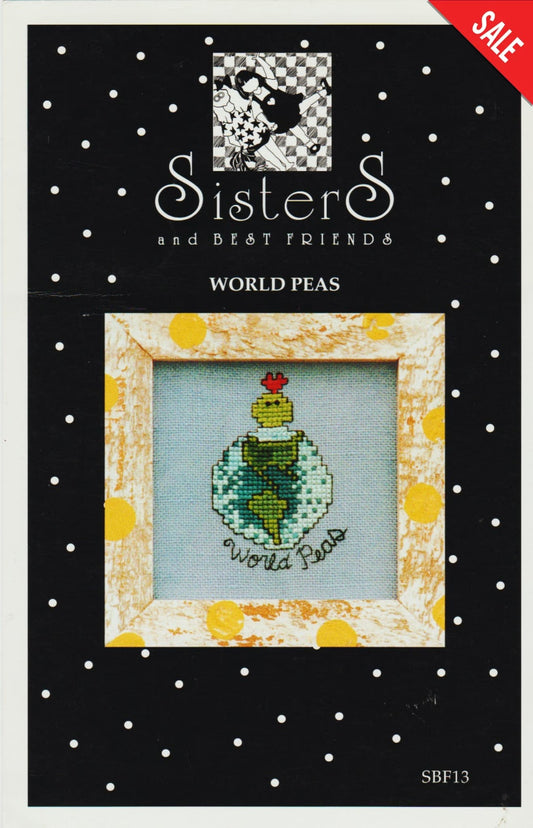 Sisters and Best Friends World Pea SBF13 cross stitch pattern