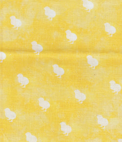 Cashel 12x13 28ct Yellow Chicks Over Dyed Fabric