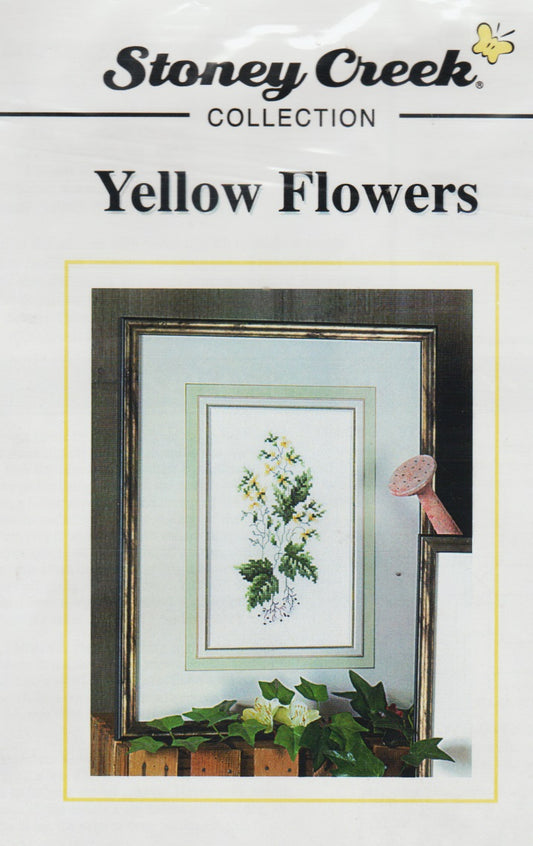 Stoney Creek Yellow Flowers cross stitch kit