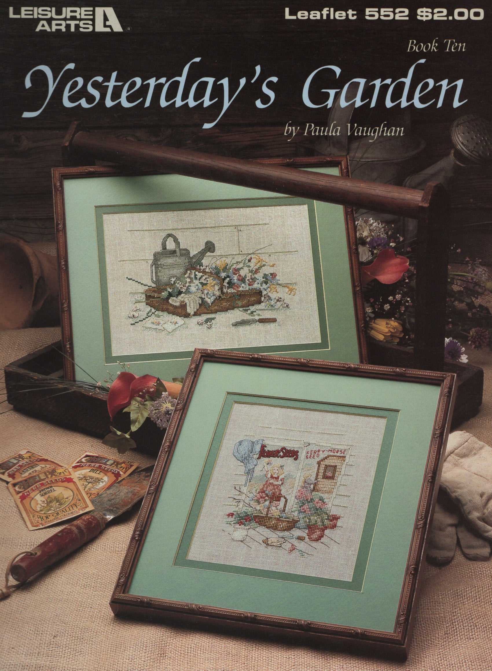 Leisure Arts Yesterday's Garden LA552 cross stitch pattern